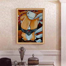 Load image into Gallery viewer, Toilet Women 30*40CM(Canvas) Partial Round Drill Diamond Painting