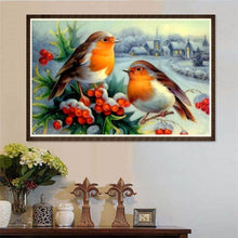 Load image into Gallery viewer, 2 Birds 40*30CM(Canvas) Round Drill Diamond Painting