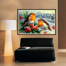 Load image into Gallery viewer, 2 Birds 40*30CM(Canvas) Round Drill Diamond Painting