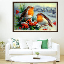 Load image into Gallery viewer, 2 Birds 40*30CM(Canvas) Round Drill Diamond Painting