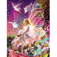 Load image into Gallery viewer, Butterfly Fairy 40*30CM(Canvas) Partial Round Drill Diamond Painting