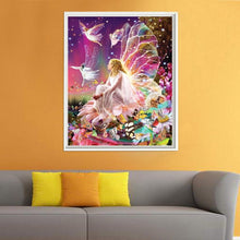 Load image into Gallery viewer, Butterfly Fairy 40*30CM(Canvas) Partial Round Drill Diamond Painting