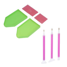 Load image into Gallery viewer, DIY Diamond Painting Tool Cross Stitch Tray Pen Mud Sewing Accessories Kit