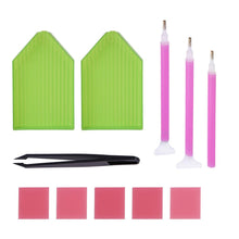 Load image into Gallery viewer, DIY Diamond Painting Tool Cross Stitch Tray Pen Glue Sewing Accessories Set