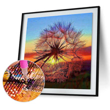 Load image into Gallery viewer, Dandelion 30x30cm(canvas) full round drill diamond painting