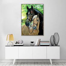 Load image into Gallery viewer, Horses 30*40CM(Canvas) Full Square Drill Diamond Painting