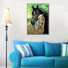 Load image into Gallery viewer, Horses 30*40CM(Canvas) Full Square Drill Diamond Painting