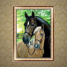 Load image into Gallery viewer, Horses 30*40CM(Canvas) Full Square Drill Diamond Painting