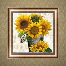 Load image into Gallery viewer, Sunflower 30*30CM(Canvas) Square Drill Diamond Painting