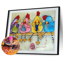 Load image into Gallery viewer, Chicken 37*25CM(Canvas) Full Square Drill Diamond Painting
