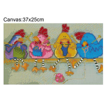 Load image into Gallery viewer, Chicken 37*25CM(Canvas) Full Square Drill Diamond Painting
