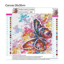 Load image into Gallery viewer, Butterfly 30*30CM(Canvas) Full Round Drill Diamond Painting