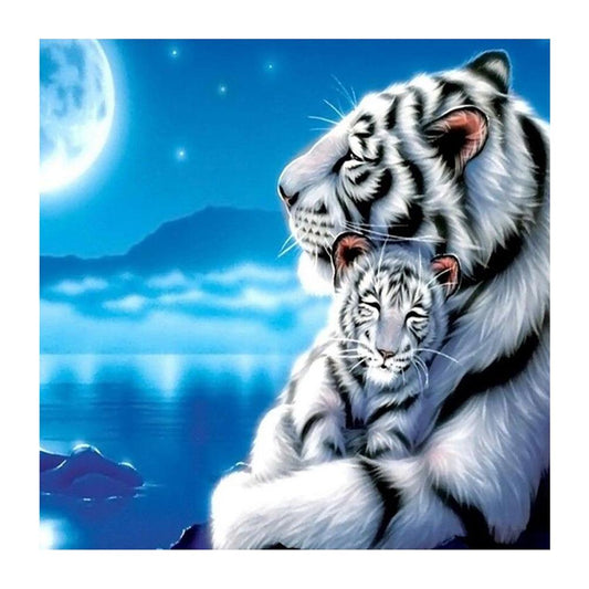 Animal 30*30CM(Canvas) Round Drill Diamond Painting