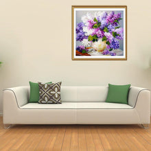Load image into Gallery viewer, Lavender Vase 30*30CM(Canvas) Full Round Drill Diamond Painting