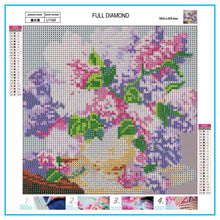 Load image into Gallery viewer, Lavender Vase 30*30CM(Canvas) Full Round Drill Diamond Painting