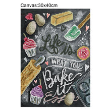 Load image into Gallery viewer, Blackboard 30*40CM(Canvas) Full Square Drill Diamond Painting