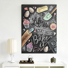 Load image into Gallery viewer, Blackboard 30*40CM(Canvas) Full Square Drill Diamond Painting