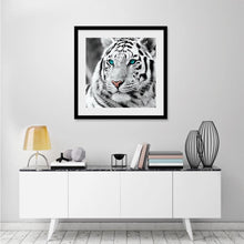 Load image into Gallery viewer, Tiger Head 30*30CM(Canvas) Full Round Drill Diamond Painting