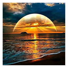 Load image into Gallery viewer, Rising Sun Sea 30*30CM(Canvas)-Full Round Drill Diamond Painting