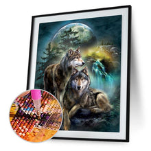 Load image into Gallery viewer, Wolf 30*35CM(Canvas)-Full Square Drill Diamond Painting