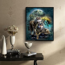 Load image into Gallery viewer, Wolf 30*35CM(Canvas)-Full Square Drill Diamond Painting
