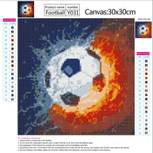 Load image into Gallery viewer, Football 30*30CM(Canvas) Full Round Drill Diamond Painting