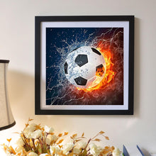 Load image into Gallery viewer, Football 30*30CM(Canvas) Full Round Drill Diamond Painting