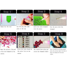 Load image into Gallery viewer, Colorful Tree 4-Pictures Combination 80*40CM(Canvas) Full Round Drill Diamond Painting