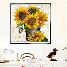 Load image into Gallery viewer, Sunflower 30*30CM(Canvas) Full Round Drill Diamond Painting