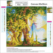 Load image into Gallery viewer, Lover Tree 30*30CM(Canvas) Full Round Drill Diamond Painting