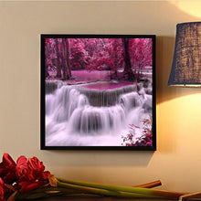 Load image into Gallery viewer, Waterfall 30*30CM(Canvas) Full Round Drill Diamond Painting