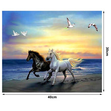 Load image into Gallery viewer, Horses 30*40CM(Canvas) Partial Round Drill Diamond Painting