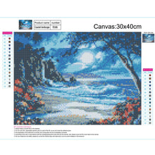 Load image into Gallery viewer, Moon Tide 40*30CM(Canvas) Full Round Drill Diamond Painting