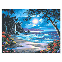 Load image into Gallery viewer, Moon Tide 40*30CM(Canvas) Full Round Drill Diamond Painting
