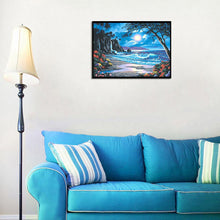Load image into Gallery viewer, Moon Tide 40*30CM(Canvas) Full Round Drill Diamond Painting