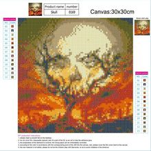 Load image into Gallery viewer, Halloween Tree 30*30CM(Canvas) Full Round Drill Diamond Painting