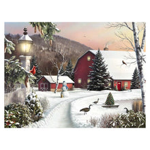 Load image into Gallery viewer, Clear Sky Snow 30*40CM(Canvas) Full Round Drill Diamond Painting