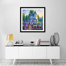 Load image into Gallery viewer, Flower Villa 30*30CM(Canvas) Full Round Drill Diamond Painting