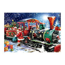Load image into Gallery viewer, Christmas Train 40*30CM(Canvas) Special Shaped Drill Diamond Painting