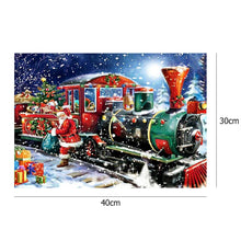 Load image into Gallery viewer, Christmas Train 40*30CM(Canvas) Special Shaped Drill Diamond Painting