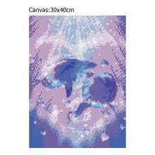 Load image into Gallery viewer, Dolphin Lovers 30*40CM(Canvas) Full Round Drill Diamond Painting