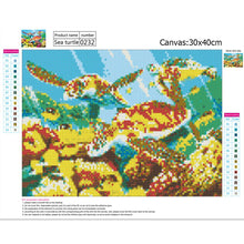 Load image into Gallery viewer, Sea Turtles 30*40CM(Canvas) Full Round Drill Diamond Painting