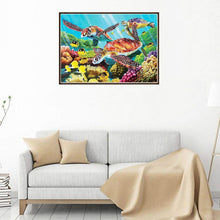 Load image into Gallery viewer, Sea Turtles 30*40CM(Canvas) Full Round Drill Diamond Painting
