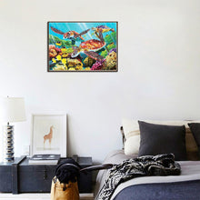 Load image into Gallery viewer, Sea Turtles 30*40CM(Canvas) Full Round Drill Diamond Painting