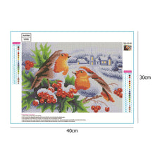 Load image into Gallery viewer, Snow Birds 30*40CM(Canvas) Full Round Drill Diamond Painting
