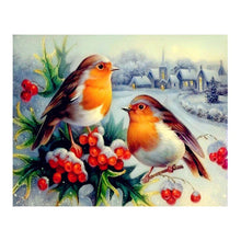 Load image into Gallery viewer, Snow Birds 30*40CM(Canvas) Full Round Drill Diamond Painting