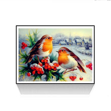 Load image into Gallery viewer, Snow Birds 30*40CM(Canvas) Full Round Drill Diamond Painting