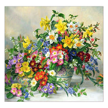 Load image into Gallery viewer, Flower 30*30CM(Canvas) Square Drill Diamond Painting