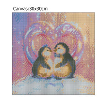Load image into Gallery viewer, 2 Penguins 30*30CM(Canvas)-Full Round Drill Diamond Painting
