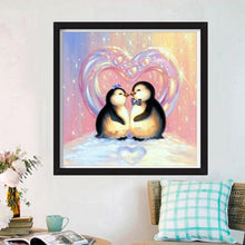 Load image into Gallery viewer, 2 Penguins 30*30CM(Canvas)-Full Round Drill Diamond Painting